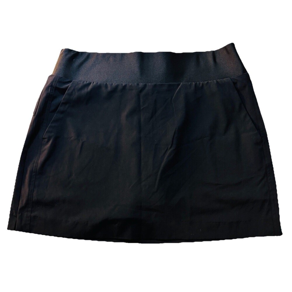 NWT The Limited Women's L Deep Black Pull On Golf Skort MSRP $59.00